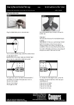 Предварительный просмотр 2 страницы Coopers of Stortford F961 Instructions For Use