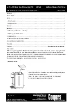 Preview for 2 page of Coopers of Stortford G051 Instructions For Use Manual