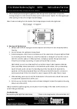 Preview for 4 page of Coopers of Stortford G051 Instructions For Use Manual