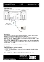 Preview for 6 page of Coopers of Stortford G295 Instructions For Use Manual