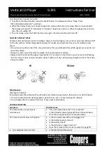 Preview for 12 page of Coopers of Stortford G295 Instructions For Use Manual