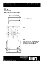 Preview for 1 page of Coopers of Stortford G371 Instructions For Use