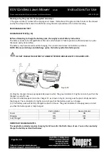 Preview for 16 page of Coopers of Stortford G543 Instructions For Use Manual