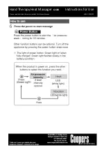 Preview for 10 page of Coopers of Stortford G608 Instructions For Use Manual