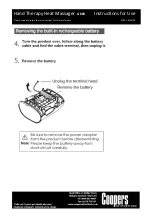 Preview for 15 page of Coopers of Stortford G608 Instructions For Use Manual