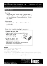 Preview for 17 page of Coopers of Stortford G608 Instructions For Use Manual