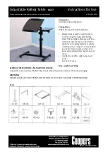 Preview for 1 page of Coopers of Stortford G627 Instructions For Use