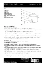 Preview for 3 page of Coopers of Stortford G677 Instructions For Use Manual