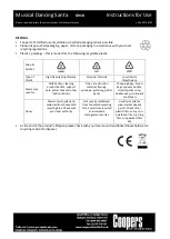 Preview for 2 page of Coopers of Stortford G918 Instructions For Use