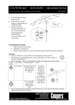 Preview for 2 page of Coopers of Stortford Gainsborough 11471 Instructions For Use