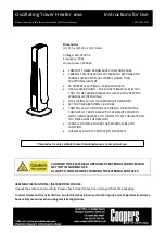 Preview for 1 page of Coopers of Stortford H765 Assembly Instructions/Instructions For Use