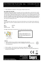 Предварительный просмотр 3 страницы Coopers of Stortford H811 Instructions For Use