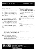 Preview for 2 page of Coopers of Stortford J010 Instructions For Use