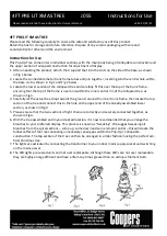 Coopers of Stortford J055 Instructions For Use Manual preview