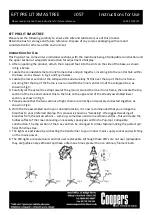 Preview for 5 page of Coopers of Stortford J055 Instructions For Use Manual