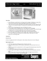 Preview for 1 page of Coopers of Stortford Microwave Egg Cooker Instructions For Use