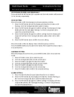 Preview for 4 page of Coopers of Stortford Multi Band Radio Instructions For Use Manual