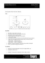 Coopers of Stortford Parasol Base 10253 Instructions preview