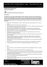 Preview for 6 page of Coopers of Stortford Victor Tools H062 Instructions For Use Manual