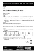 Предварительный просмотр 13 страницы Coopers of Stortford Victor Tools H062 Instructions For Use Manual