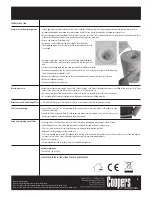 Preview for 4 page of Coopers 10025 Instructions