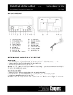 Preview for 3 page of Coopers 10477 Instructions For Use Manual