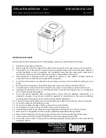 Coopers 10967 Instructions For Use Manual preview