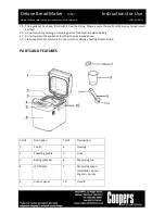 Предварительный просмотр 2 страницы Coopers 10967 Instructions For Use Manual