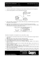 Preview for 8 page of Coopers 10967 Instructions For Use Manual