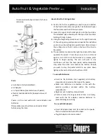 Предварительный просмотр 1 страницы Coopers 9309 Instructions