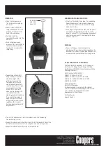 Предварительный просмотр 2 страницы Coopers 9478 Instructions