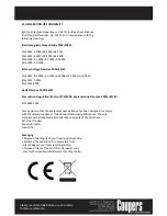 Preview for 6 page of Coopers 9854 Instructions Manual