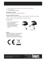 Предварительный просмотр 4 страницы Coopers 9891 Operating Instructions