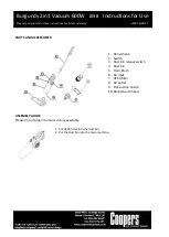Preview for 2 page of Coopers Clarsen Burgundy Instructions For Use Manual