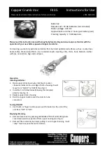 Предварительный просмотр 1 страницы Coopers F435 Instructions For Use