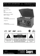 Coopers F985 Instructions For Use Manual preview