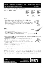 Preview for 10 page of Coopers F985 Instructions For Use Manual