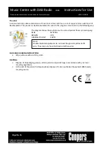 Preview for 16 page of Coopers F985 Instructions For Use Manual