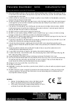 Preview for 4 page of Coopers G156 Instructions For Use Manual