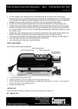 Preview for 2 page of Coopers G675 Instructions For Use