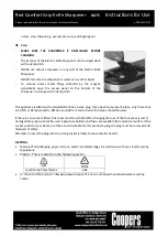 Preview for 4 page of Coopers G675 Instructions For Use