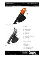 Предварительный просмотр 1 страницы Coopers GEBV004 Instructions For Use Manual