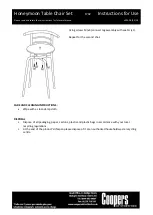 Preview for 3 page of Coopers Honeymoon Instructions For Use