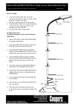 Preview for 1 page of Coopers J031 WO Instructions For Use