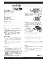 Preview for 2 page of Coopers Mini Radio 6975 Instructions