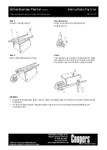 Предварительный просмотр 2 страницы Coopers Wheelbarrow Planter 11022 Instructions For Use