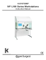 Предварительный просмотр 1 страницы CooperSurgical K-Systems L100 IVF Series Instruction Manual