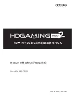 Предварительный просмотр 8 страницы Coosis HD GAMING PRO 2 HG-PRO2 User Manual