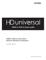 Предварительный просмотр 6 страницы Coosis HDuniversal HU-H User Manual