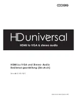 Предварительный просмотр 11 страницы Coosis HDuniversal HU-H User Manual